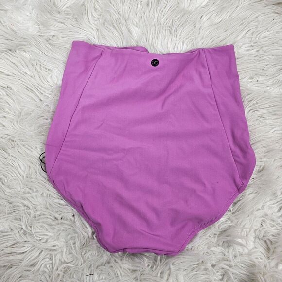 Calia By Carrie Underwood Bikini Bottom XS Purple High Rise Power Sculpt - Picture 4 of 4